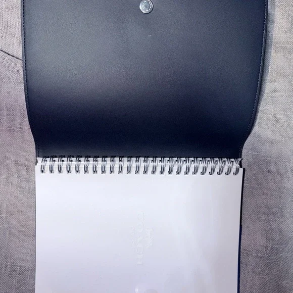 Coach Blue Signature Tablet Cover with Snap Closure - Picture 3 of 4